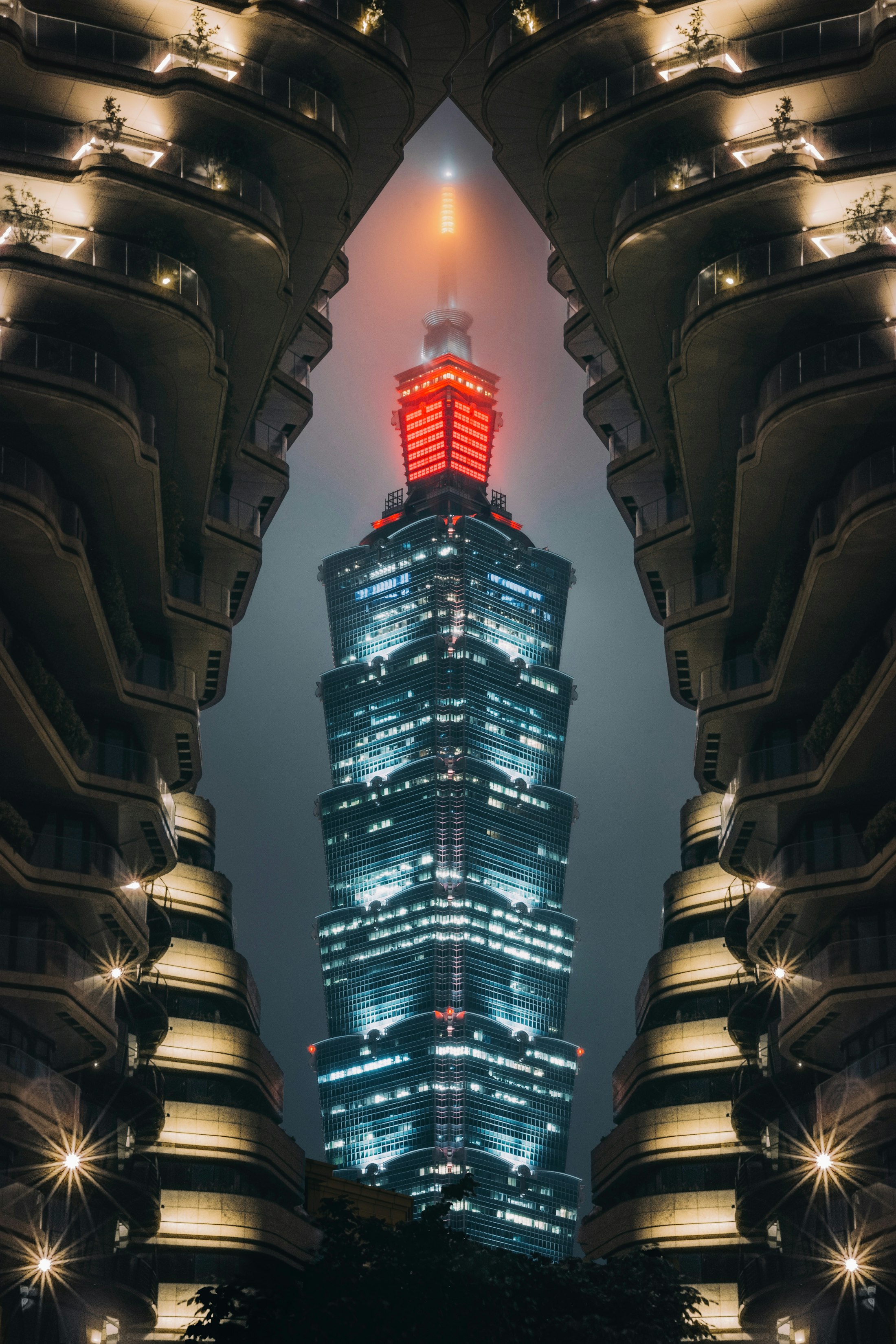 科技城市高楼背景